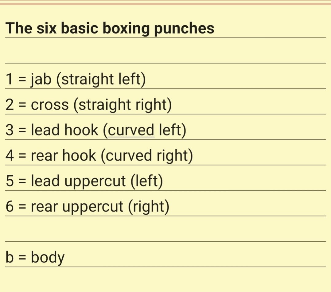 The universal boxing numbers system
