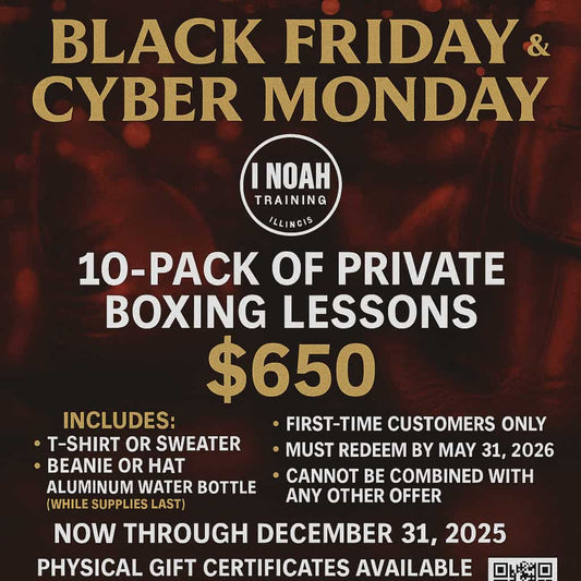 10 pack one hour boxing private lessons